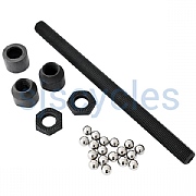 Shimano FH-TY500-7QR Rear Complete Hub Axle for 135mm OLN - 146mm - Y3F698020