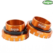 Hope Stainless Steel 30mm Bottom Bracket - 68/73/83mm - Orange