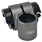 H&H Pentaclip Saddle Clamp for Brompton - Grey