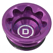 Hope RX4+ Caliper Bore Cap - DOT - Purple - Large