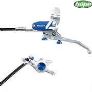 Hope Tech 4 X2 Rear Left Disc Brake Silver Blue