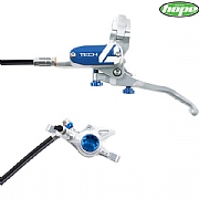 Hope Tech 4 X2 Rear Left Disc Brake Silver Blue