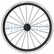 16 349 Brompton P & T Line Front Wheel - Black