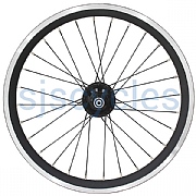 16 349 Brompton P & T Line 4 Speed Rear Wheel - Black