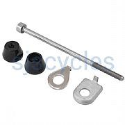 Brompton P Line Superlight Front Wheel Axle & Fittings