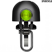 SpurCycle Original Bell - Black DLC / Green