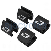 Jagwire E-Shift & Brake Cable Hooks - Black - Pack of 4