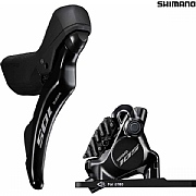 Shimano 105 ST-R7120 12 Speed Hydraulic Disc STI Set Flat Mount Caliper Right Front - Black