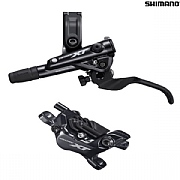 Shimano Deore XT BR-M8120 / BL-M8100 Rear Left Brake Lever &amp; Post Mount 4 Pot Caliper